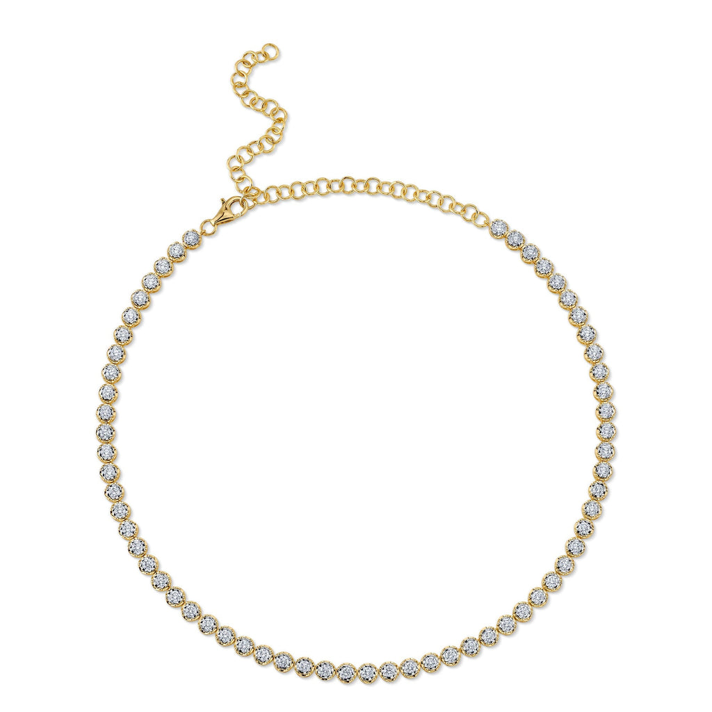 5.00CT DIAMOND TENNIS NECKLACE
