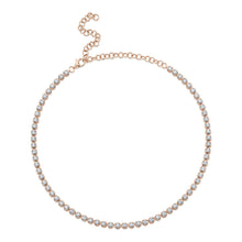 3.92CT DIAMOND TENNIS NECKLACE