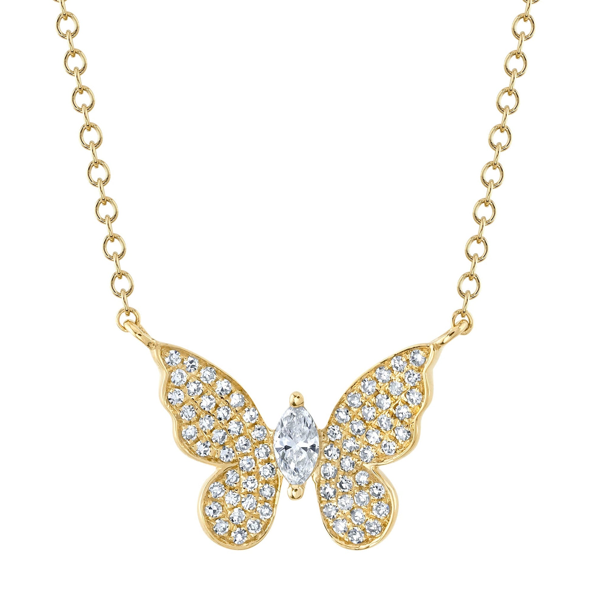 shy-creation-0-23ct-diamond-marquise-butterfly-necklace-sc55024533