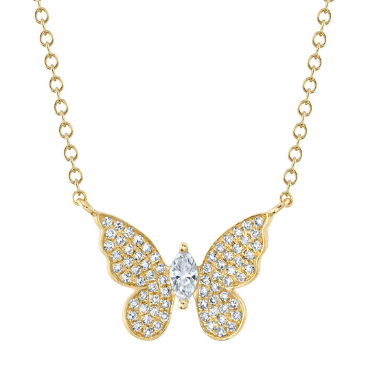 shy-creation-0-23ct-diamond-marquise-butterfly-necklace-sc55024533