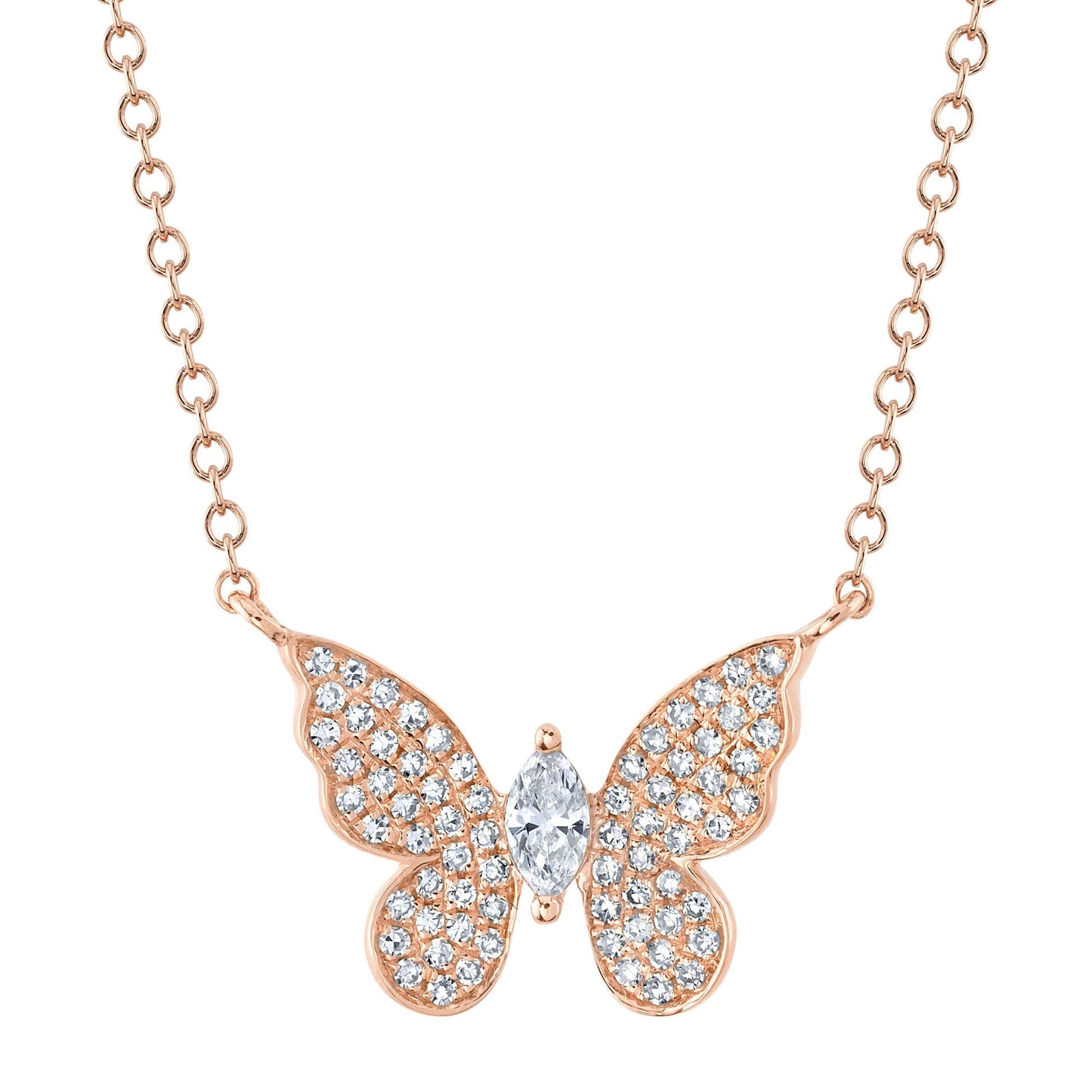 shy-creation-0-23ct-diamond-marquise-butterfly-necklace-sc55024534