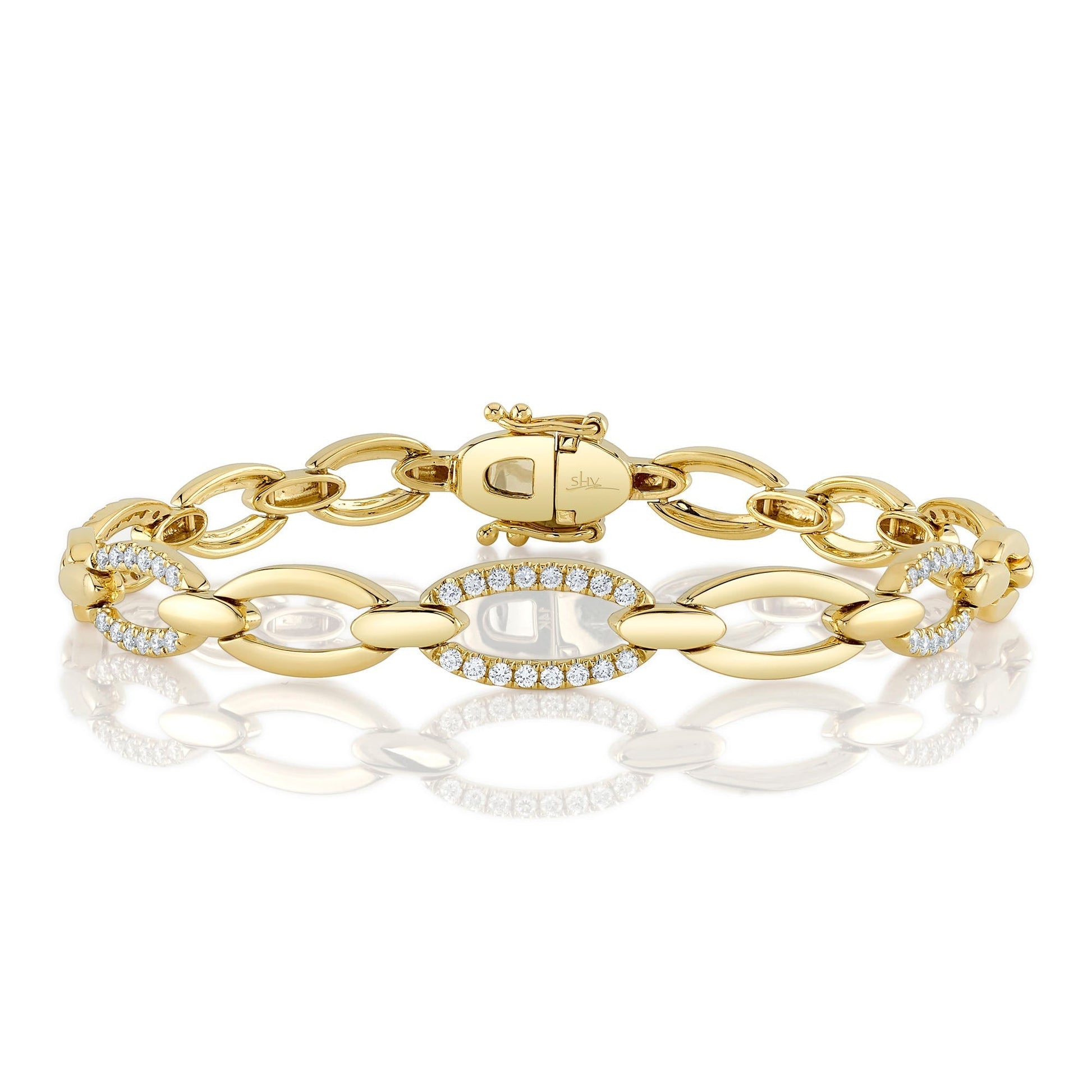 0-74ct-diamond-link-bracelet SC55024779