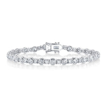 4.65CT DIAMOND BEZEL TENNIS BRACELET
