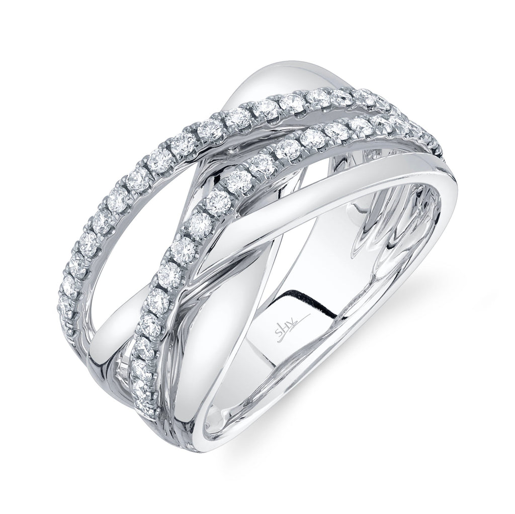 0.51CT DIAMOND BRIDGE RING