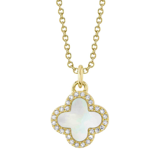 shy-creation-0-08ct-diamond-0-41ct-mother-of-pearl-clover-necklace-sc55025140