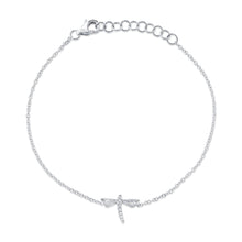 shy-creation-0-03ct-diamond-dragonfly-matte-bracelet-sc55025142