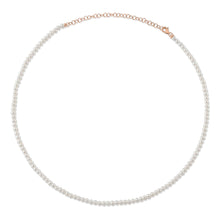 CULTURED PEARL TENNIS NECKLACE