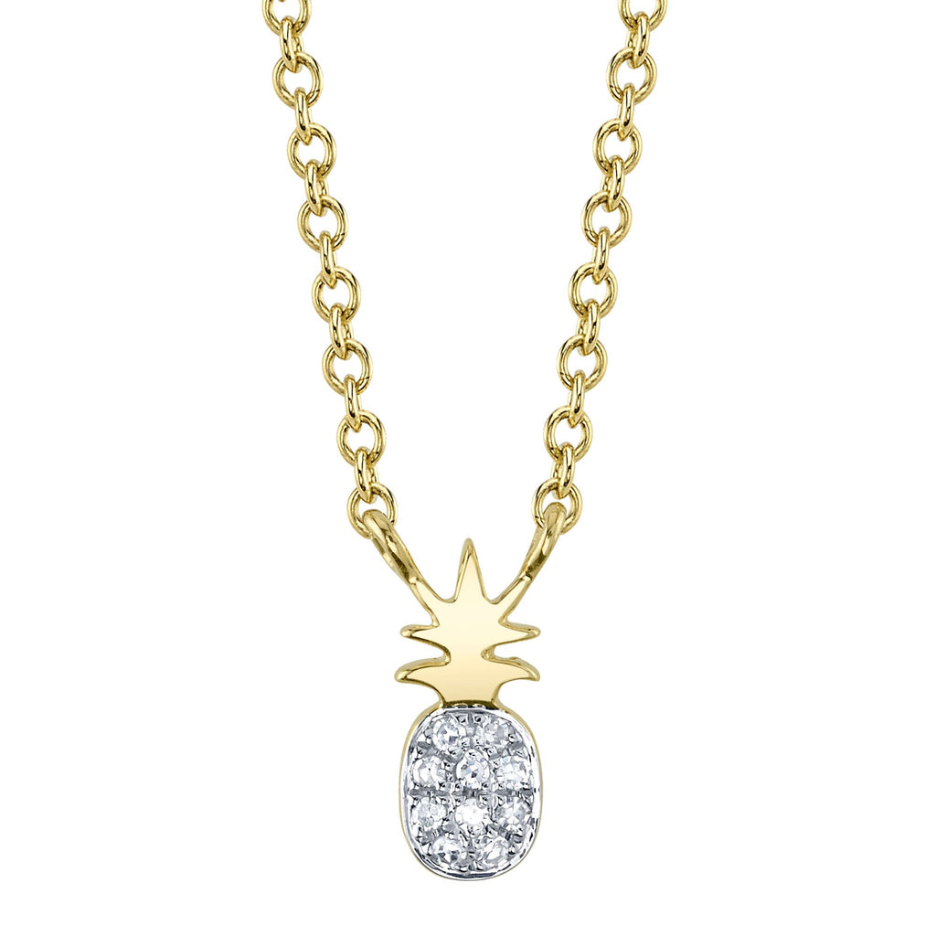 Shy Creation 0.03Ct Diamond Pineapple Necklace SC55025564RD
