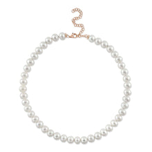 CULTURED PEARL TENNIS NECKLACE