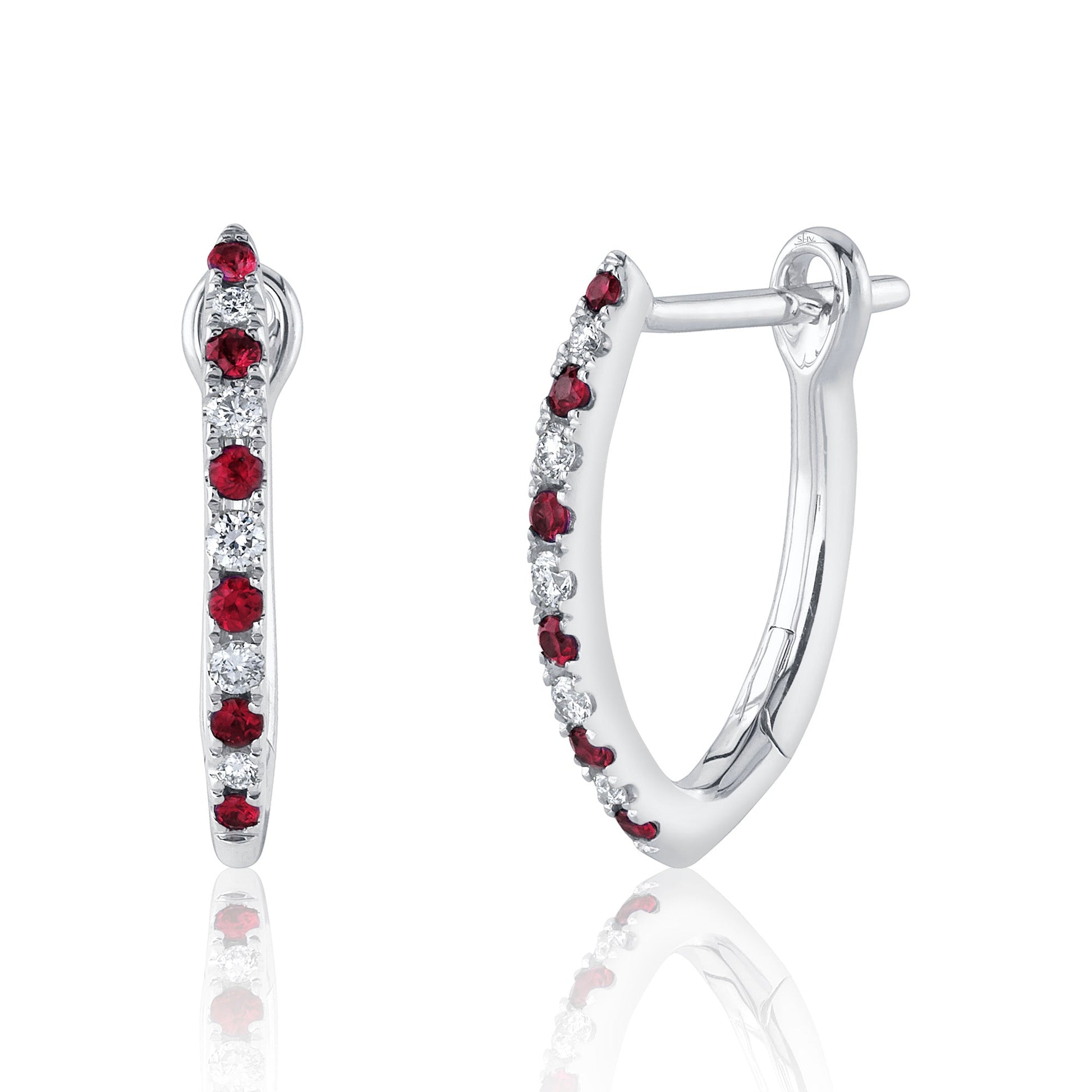 shy-creation-0-09ct-diamond-0-14ct-ruby-hoop-earring-sc55025995h0-60