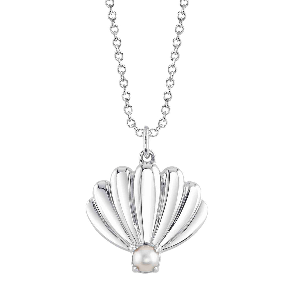 CULTURED PEARL SHELL NECKLACE