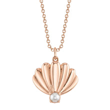 CULTURED PEARL SHELL NECKLACE