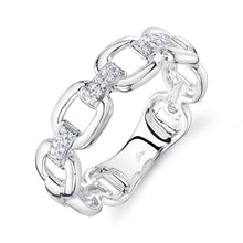 Shy Creation 0.07Ct Diamond Link Ring SC55026621