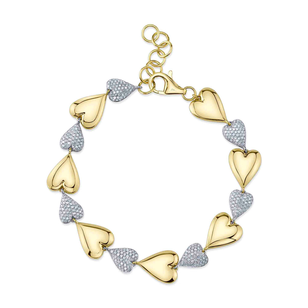 shy-creation-0-78ct-diamond-pave-heart-bracelet-sc55026720