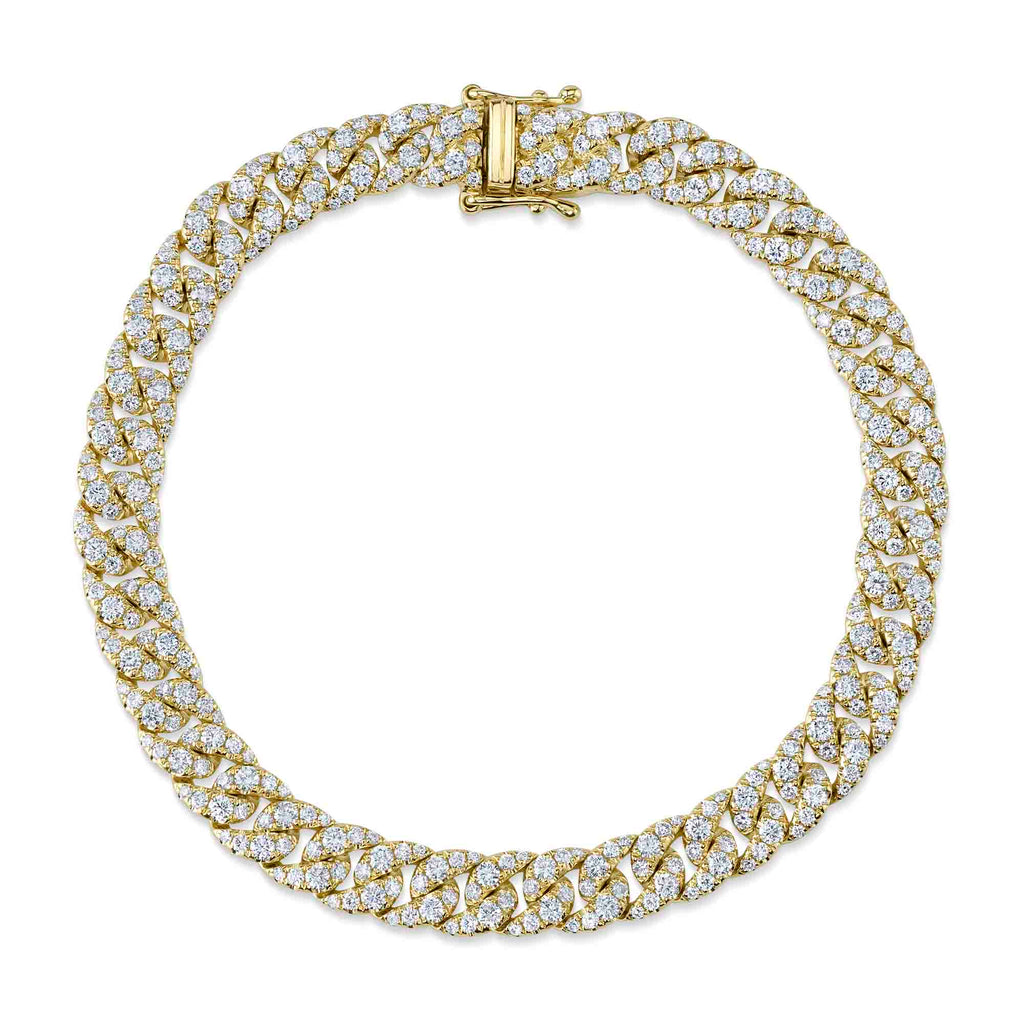 3.72CT DIAMOND LINK BRACELET