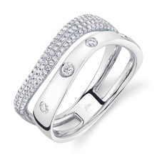 0.34CT DIAMOND PAVE RING
