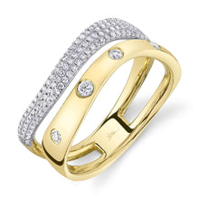 0.34CT DIAMOND PAVE RING