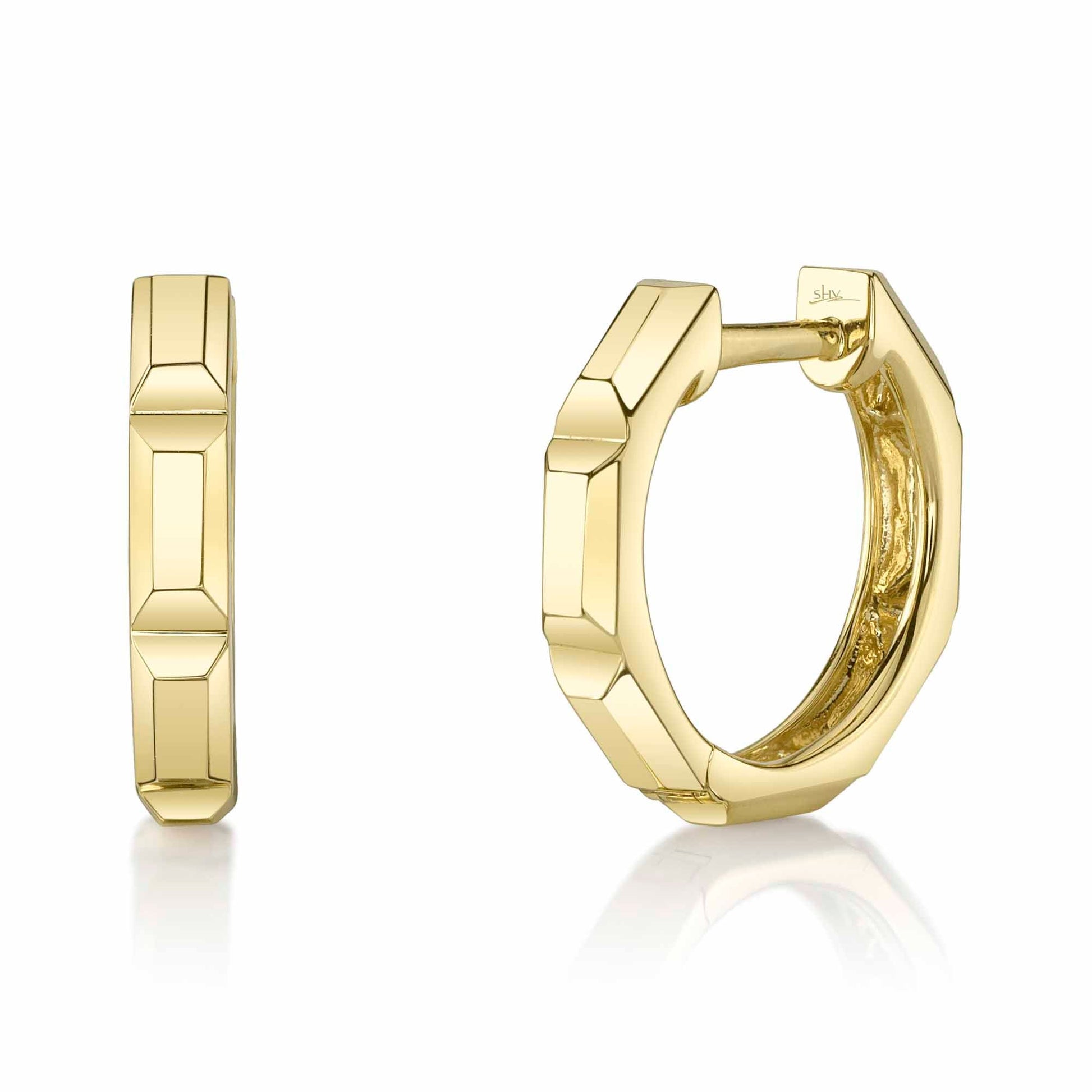 shy-creation-octagon-geo-cut-huggie-earring-sc55026876v2go