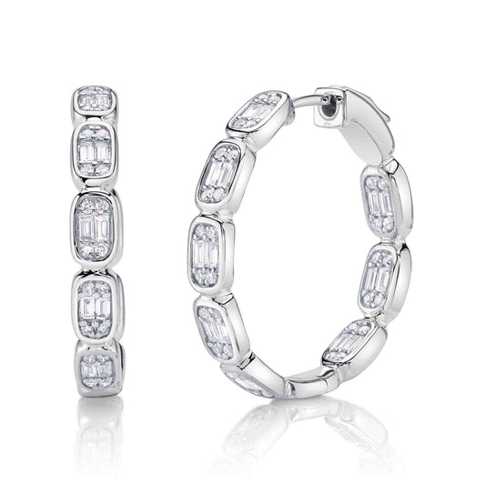shy-creation-0-90ct-diamond-baguette-hoop-earring-sc55027002d1-00