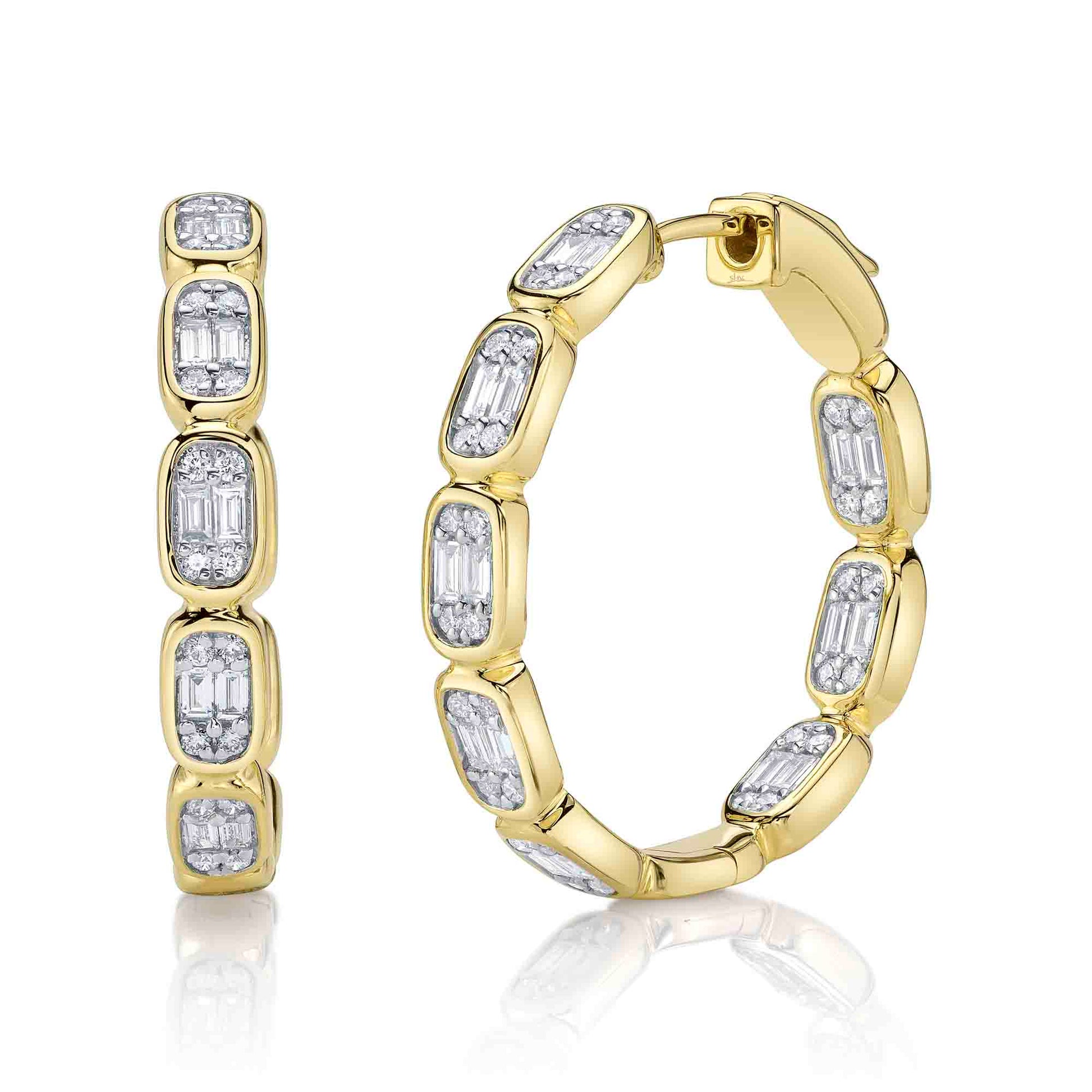 shy-creation-0-90ct-diamond-baguette-hoop-earring-sc55027003rdd1-00