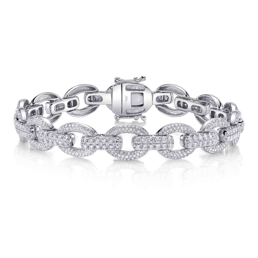 3.82CT DIAMOND LINK BRACELET