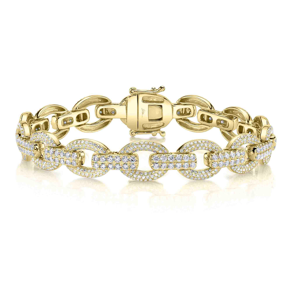 3.82CT DIAMOND LINK BRACELET