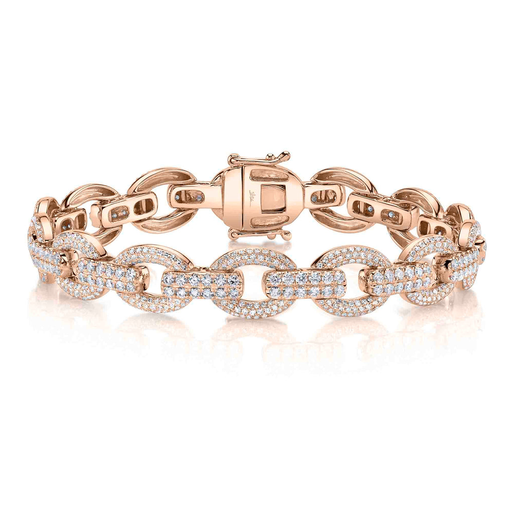 3.82CT DIAMOND LINK BRACELET