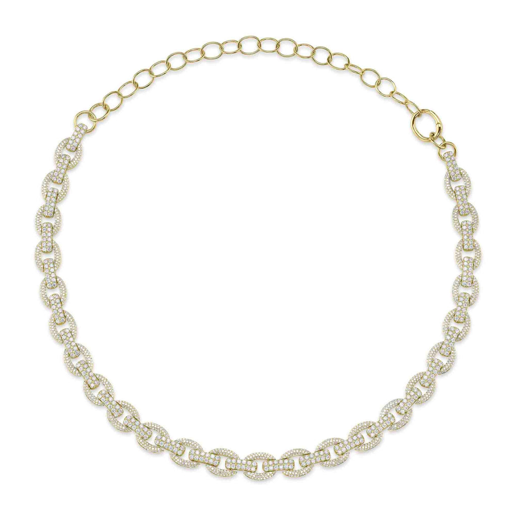 6.77CT DIAMOND LINK NECKLACE