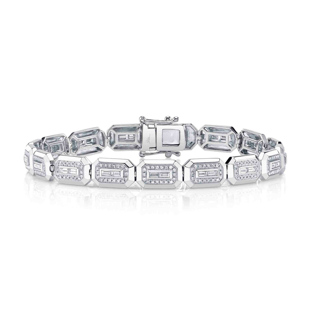 1.46CT DIAMOND BAGUETTE BRACELET