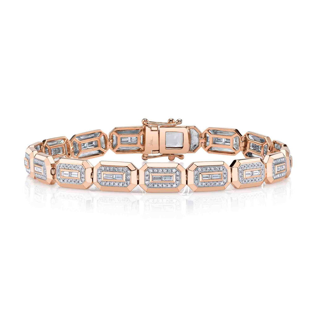 1.46CT DIAMOND BAGUETTE BRACELET