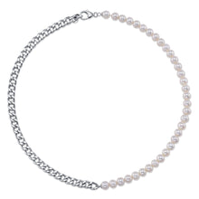 CULTURED PEARL LINK NECKLACE