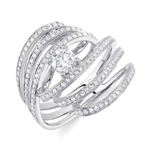 0.40CT-CTR(ROUND) 0.43CT-SIDE DIAMOND RING