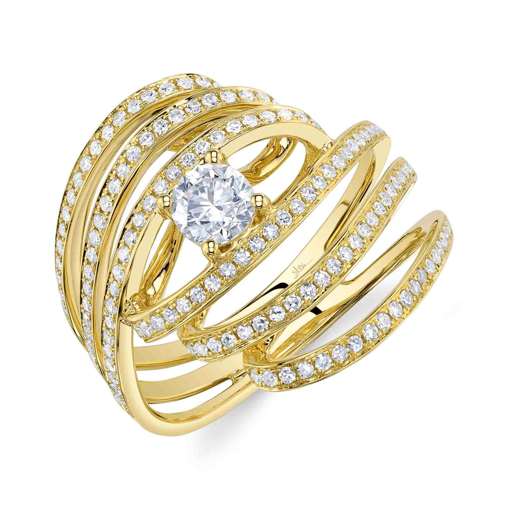 0.40CT-CTR(ROUND) 0.43CT-SIDE DIAMOND RING