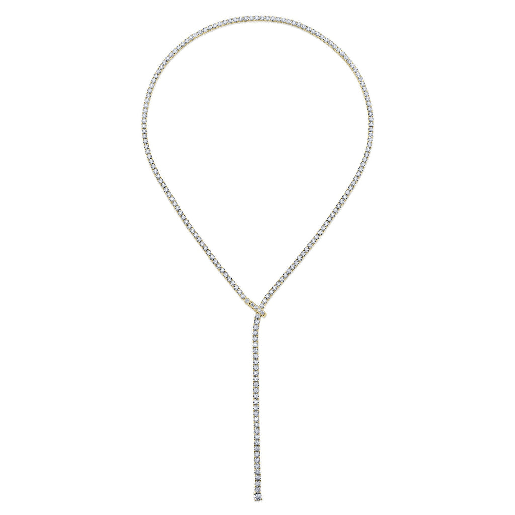 9.17CT DIAMOND TENNIS NECKLACE