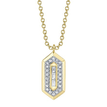 Shy Creation 0.13Ct Diamond Baguette Necklace SC55028347RD