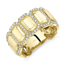 0.39CT DIAMOND GEO CUT RING