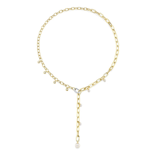 shy-creation-0-27ct-diamond-cultured-pearl-bezel-paper-clip-link-necklace-sc55029071z20