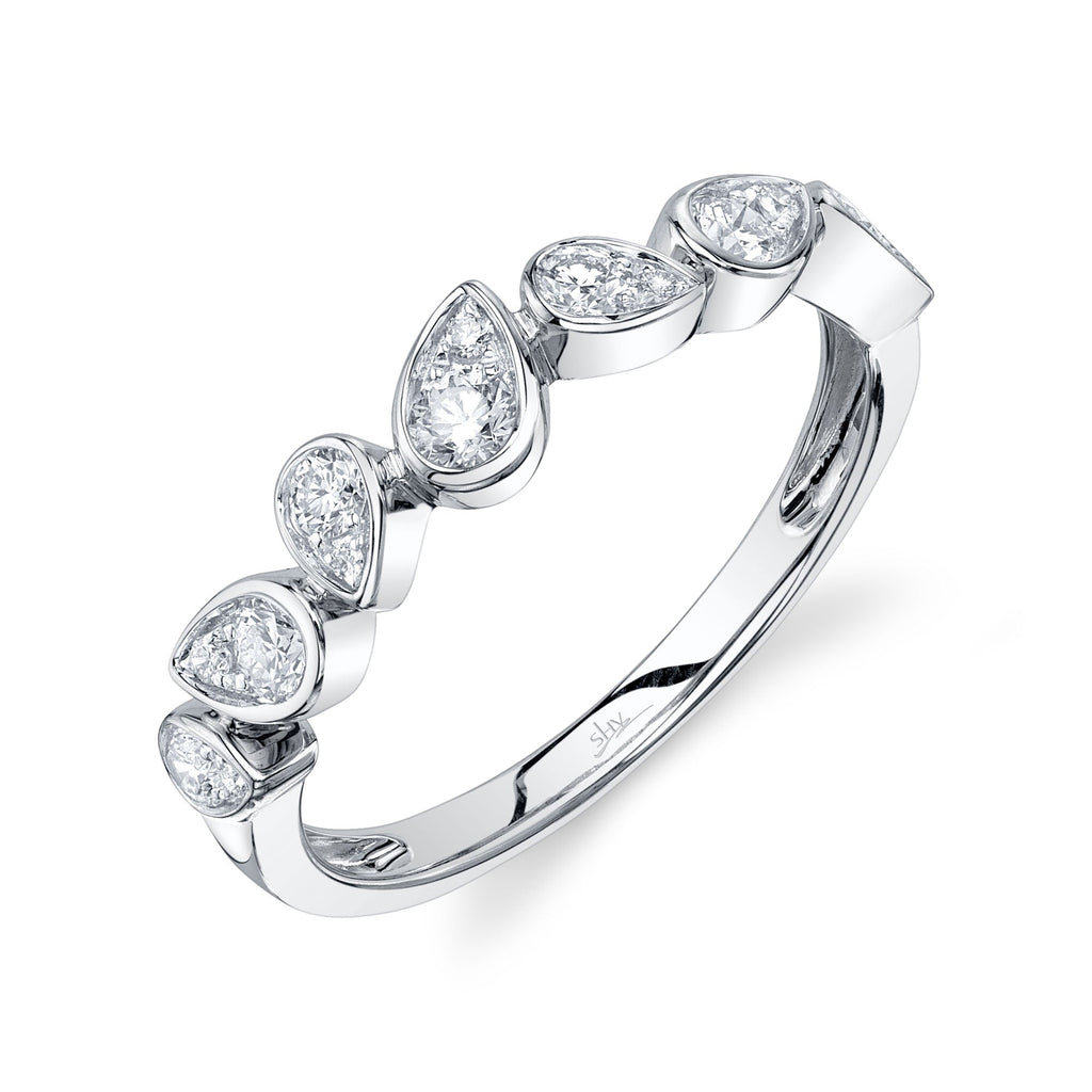 0.39CT DIAMOND PEAR RING