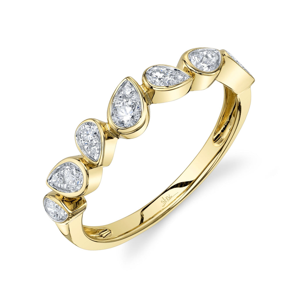 0.39CT DIAMOND PEAR RING