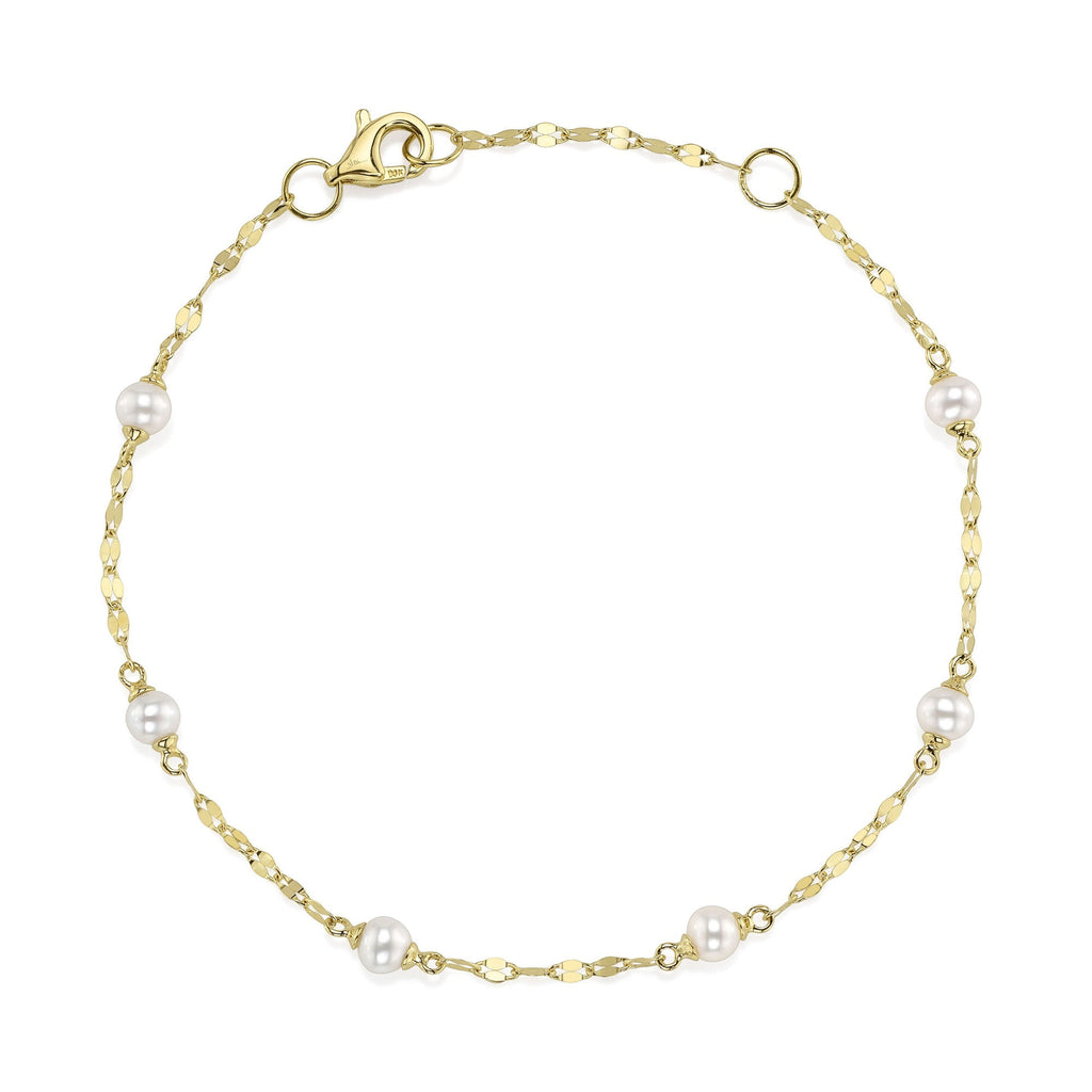 GOD ONLY KNOWS PEARL CHAIN BRACELET Mサイズ GOD ONLY KNOWS PEARL