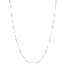 CULTURED PEARL SPARKLE CHAIN NECKLACE