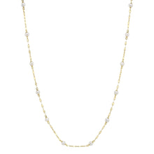 CULTURED PEARL SPARKLE CHAIN NECKLACE