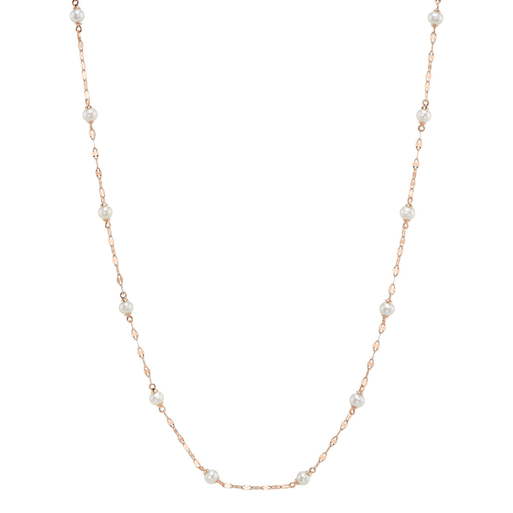 CULTURED PEARL SPARKLE CHAIN NECKLACE