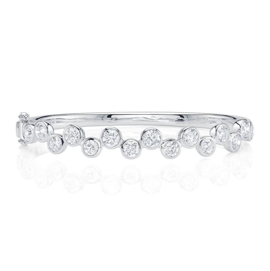 5.18CT DIAMOND BEZEL BANGLE
