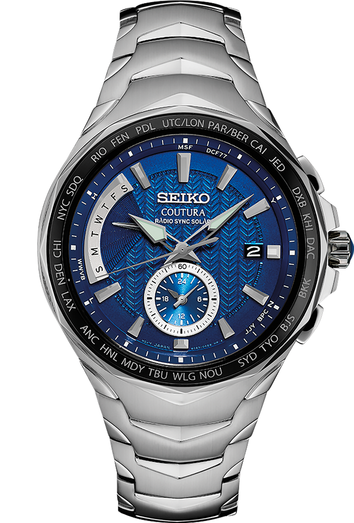 Seiko Coutura Radio Sync Solar SSG019 – AZZI Jewelers Seiko Coutura Radio Sync Solar SSG019 – AZZI Jewelers