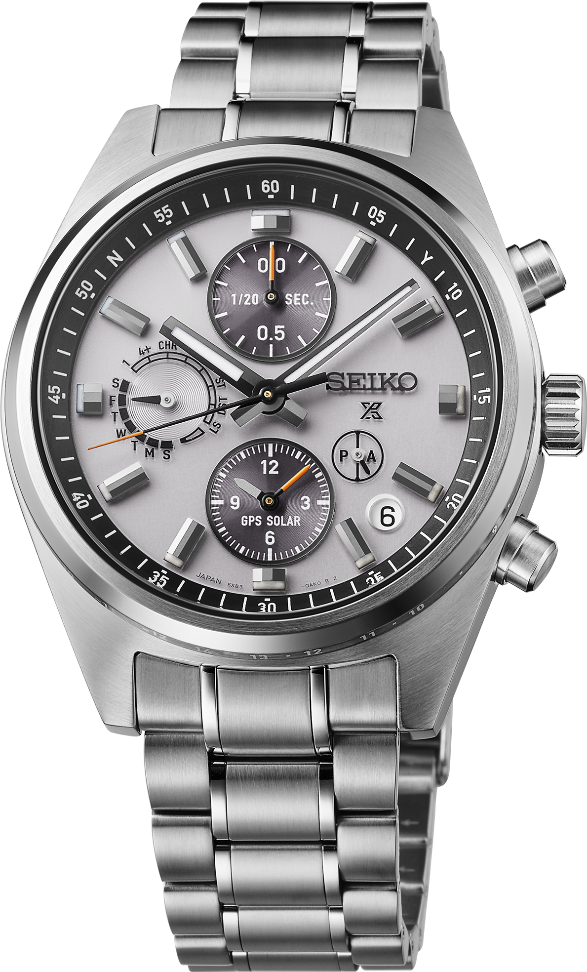 Seiko Prospex Speedtimer Gps Solar Dual-Time Chronograph SSH165