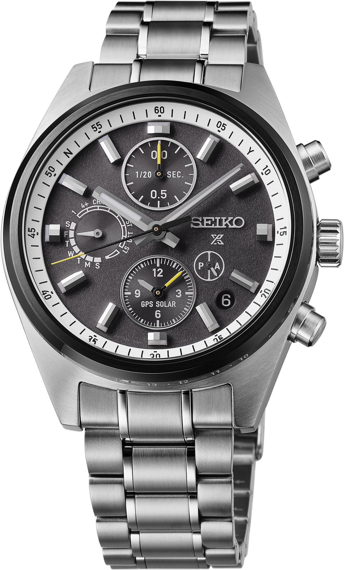 Seiko Prospex Speedtimer Gps Solar Dual-Time Chronograph SSH167
