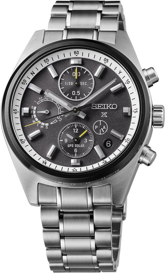 Seiko Prospex Speedtimer Gps Solar Dual-Time Chronograph SSH167