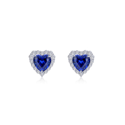 Lafonn Kaleidoscope Heart Sapphire #34 Sap Earring SYE014SP00