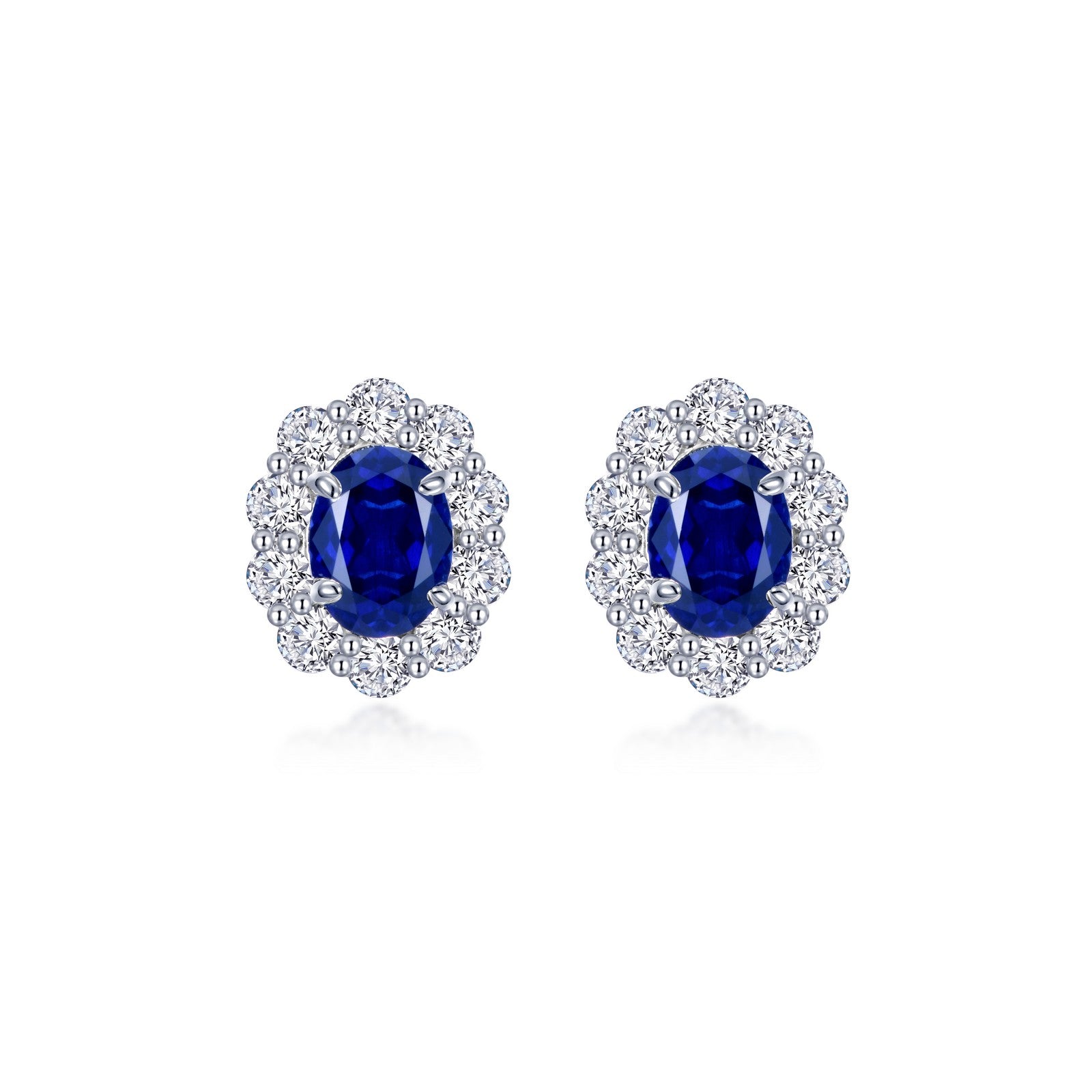 Lafonn Kaleidoscope Oval Sapphire #34 Sap Earring SYE017SP00